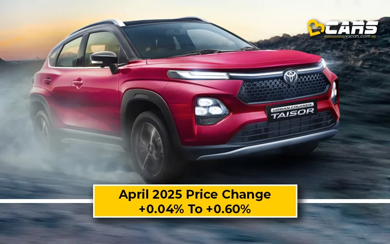 Toyota Taisor 2025 Price Change