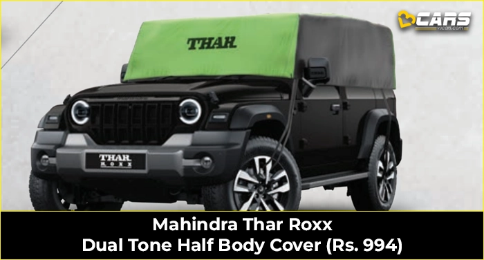Mahindra Thar Roxx Dual Tone Half Body Cover