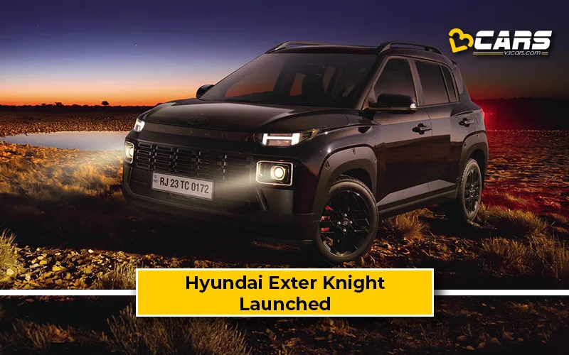 Hyundai Exter Knight Edition Launched At Rs. 8.14 Lakh