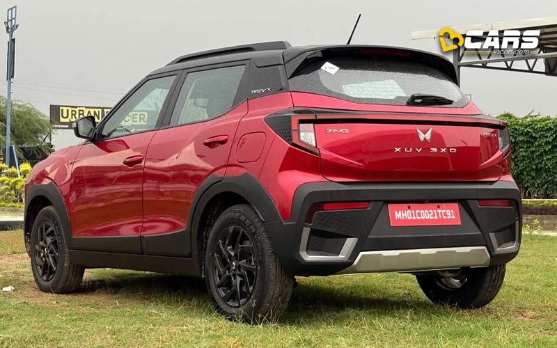 Mahindra XUV 3XO CNG ZNG Rear Quarter Exterior Design