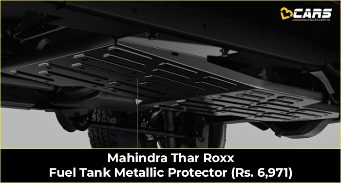 Mahindra Thar Roxx Fuel Tank Metallic Protector