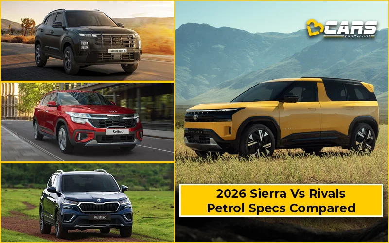 2026 Tata Sierra Vs Rivals Petrol Specs Compared