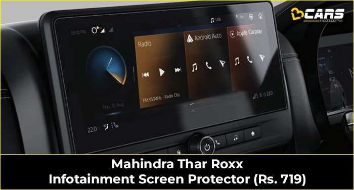 Mahindra Thar Roxx Infotainment Screen Protector
