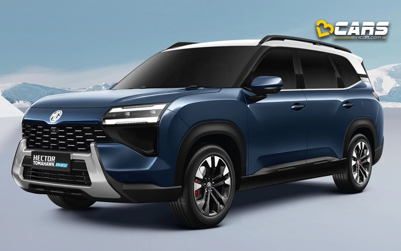 MG Hector Tomahawk PHEV Front Quarter Exterior Design
