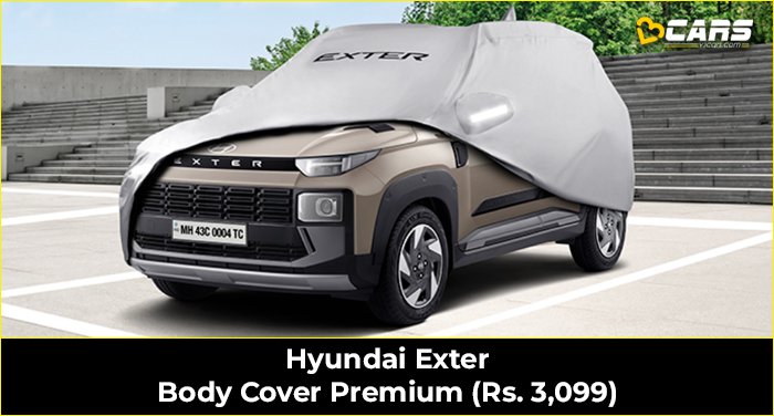Hyundai Exter Body Cover Premium (Rs. 3,099)