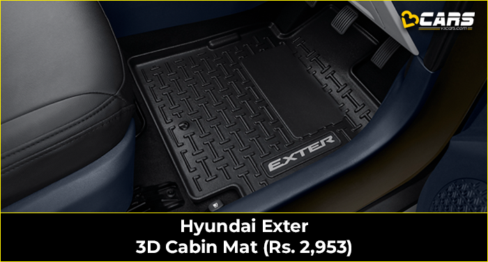 Hyundai Exter 3D Cabin Mat (Rs. 2,953)