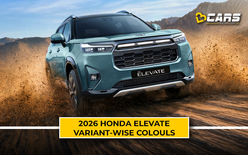 2026 Honda Elevate Variant-Wise Colours