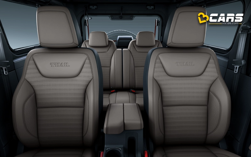 2026 Mahindra Thar OG Cabin Space