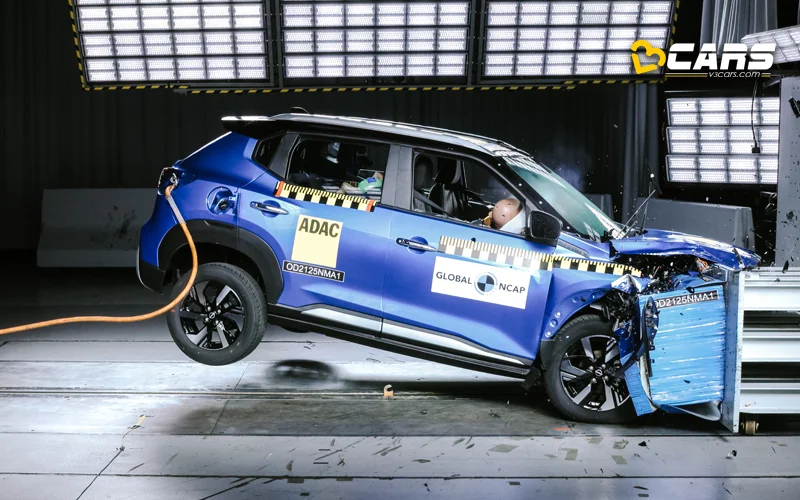 2025 Nissan Magnite Front Impact test
