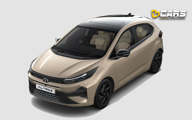 Beige with Black Roof