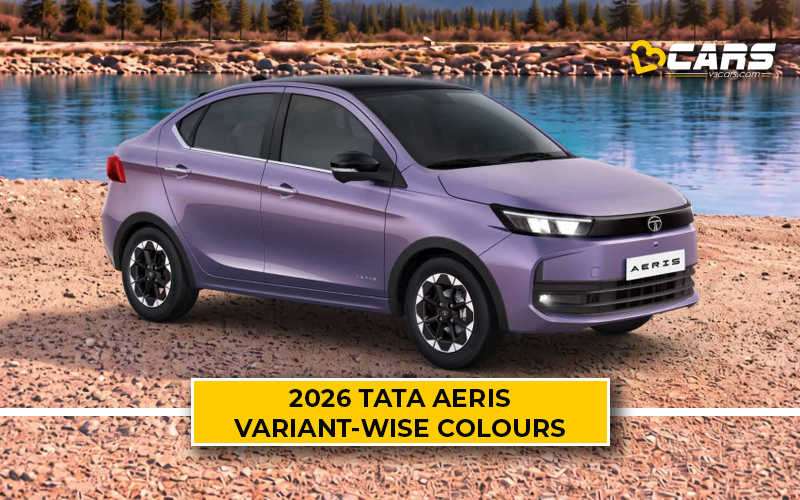 2026 Tata Aeris Variant-Wise Colours (All Powertrains)