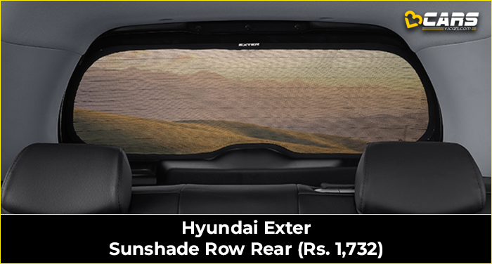 Hyundai Exter Sunshade Row Rear (Rs. 1,732)