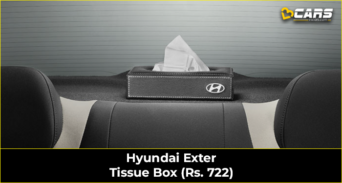 Hyundai Exter Tissue Box (Rs. 722)