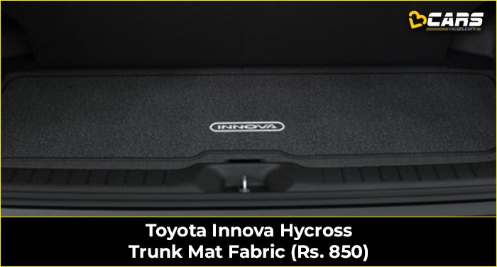 Innova hycross trunk mat fabric