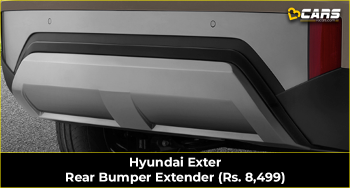 Hyundai Exter Rear Bumper Extender (Rs. 8,499)