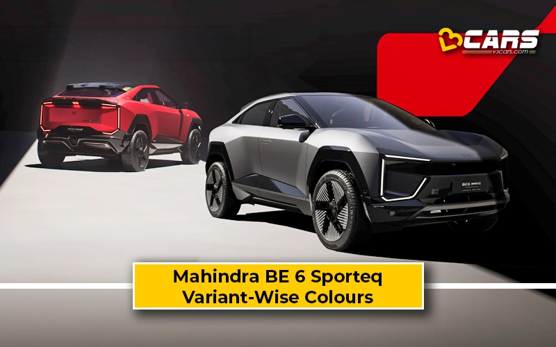 2026 Mahindra BE 6 Sporteq Variant-Wise Colours (All Powertrains)