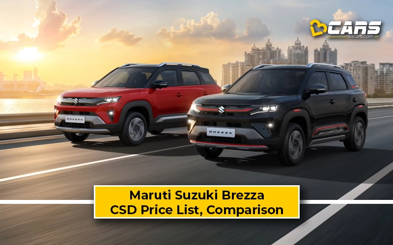 2026 Maruti Brezza CSD Price Vs Ex-Showroom Price