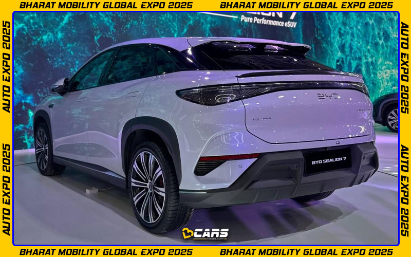 343224auto expo 2025 byd sealion 7 electric suv rear exterior
