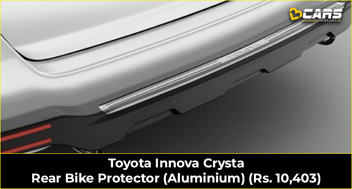 Toyota Innova Crysta Rear Bike Protector (Aluminium) (Rs. 10,403)