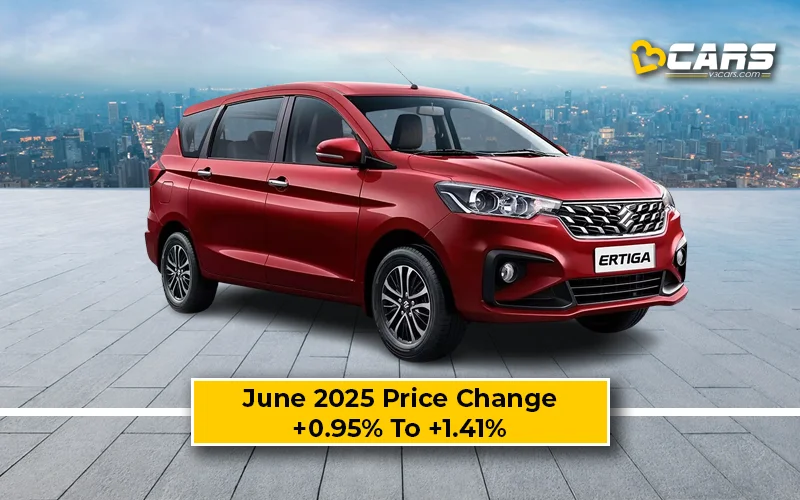 #FirstSpot – Maruti Ertiga Price Change – June 2025