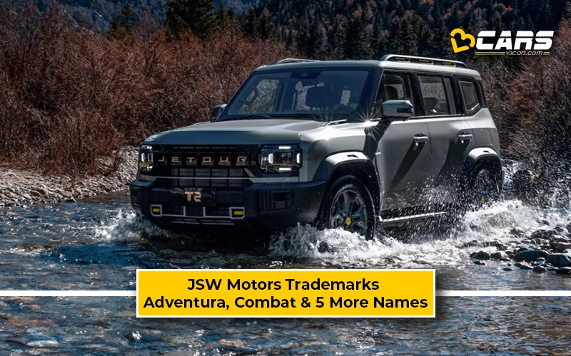 JSW Motors File Trademark For 7 New Car Names, Including Combat