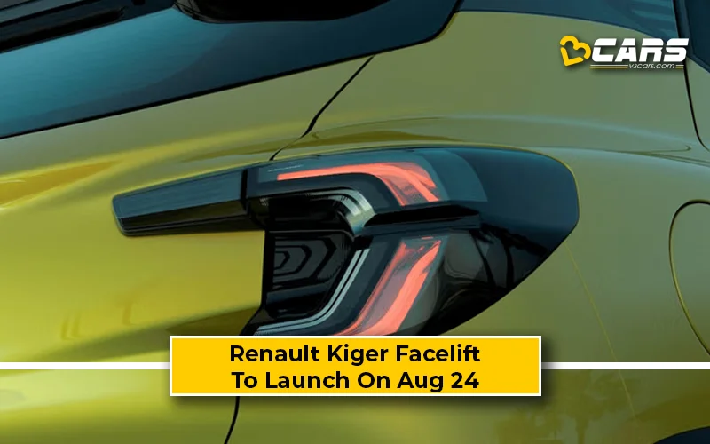 2025 Renault Kiger Facelift Teased Ahead Of August 24 Launch