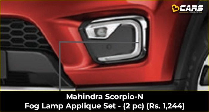 Mahindra Scorpio-N Fog Lamp Applique Set
