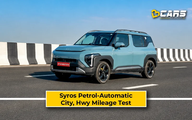Kia Syros Turbo Petrol-AT Actual City, Highway Mileage Test