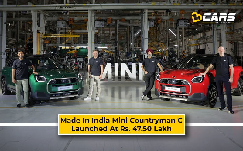 2026 Mini Countryman C Launched At Rs. 47.50 Lakh