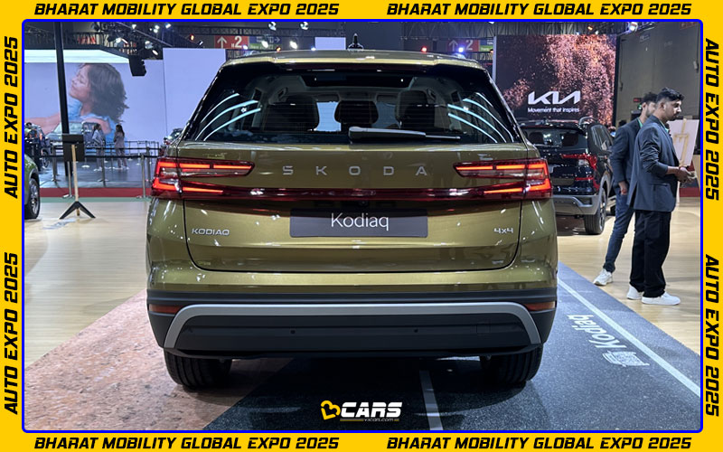 368477auto expo 2025 new skoda kodiaq rear exterior