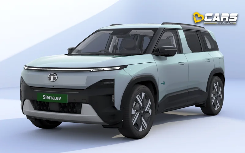2026 Tata Sierra EV Light Blue Colour