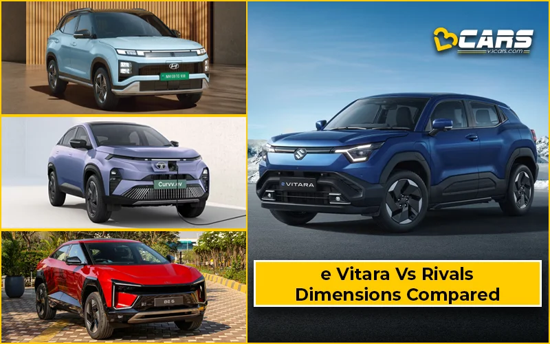 2026 Maruti e Vitara Dimensions Compared With Rivals