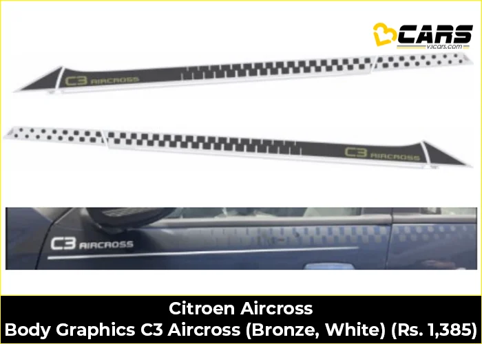 Citroen Aircross Body Graphics C3 Aircross (Bronze, White) (Rs. 1,385)