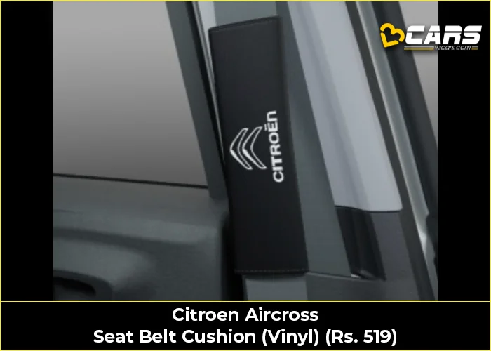 Citroen Aircross Seat Belt Cushion (Vinyl) (Rs. 519)