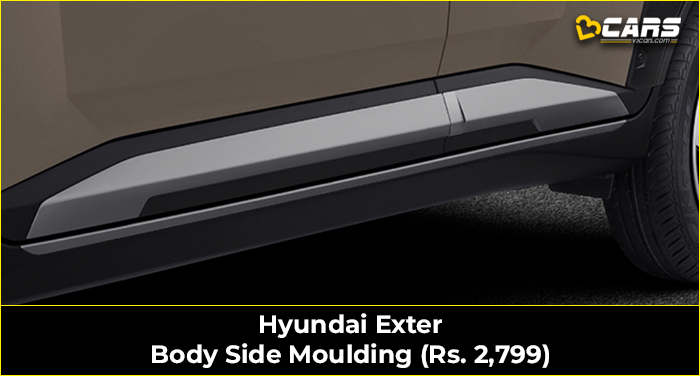 Hyundai Exter Body Side Moulding (Rs. 2,799)