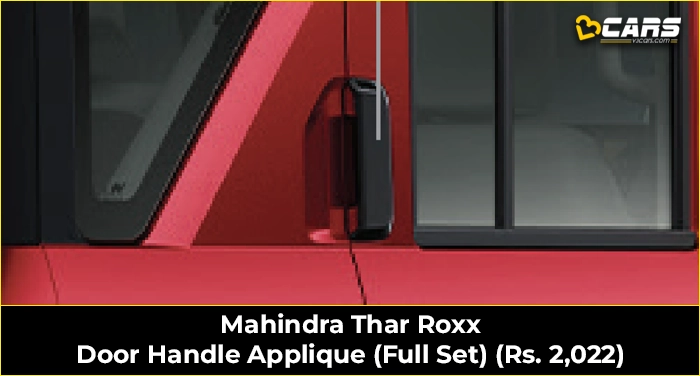 Mahindra Thar Roxx Door Handle Applique