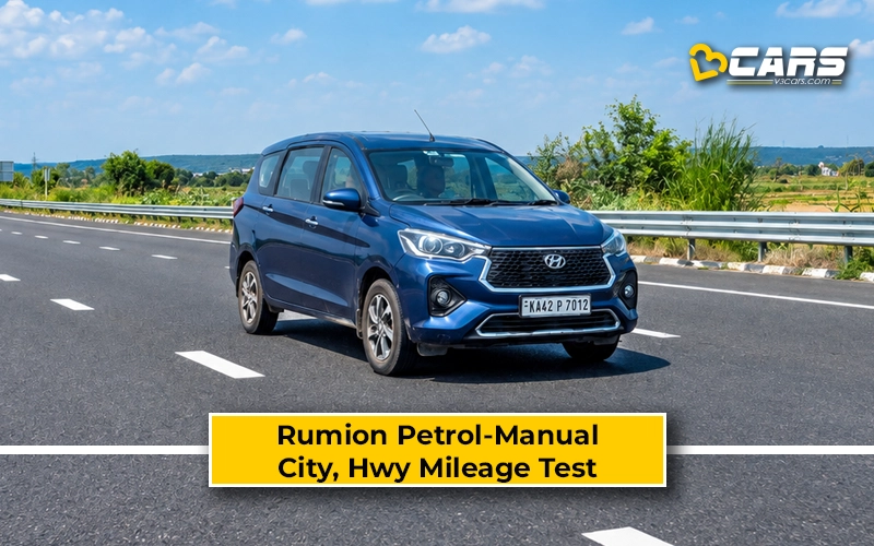 Toyota Rumion 1.5L Petrol-MT Mileage Test - City & Highway