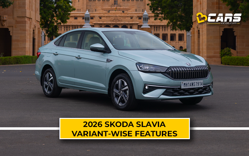 2026 Skoda Slavia Facelift Variant-Wise Features