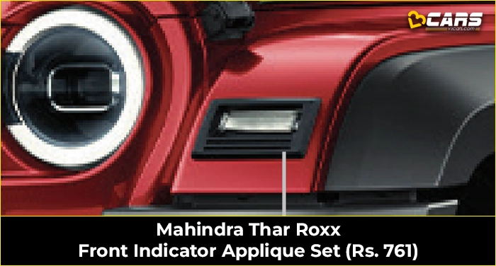 Mahindra Thar Roxx SFront Indicator Applique Set