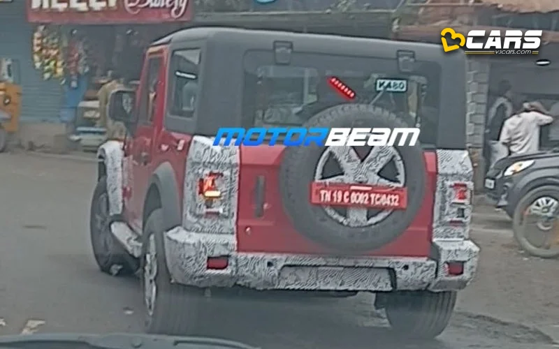 2025 Thar Facelift Rear Exterior Design
