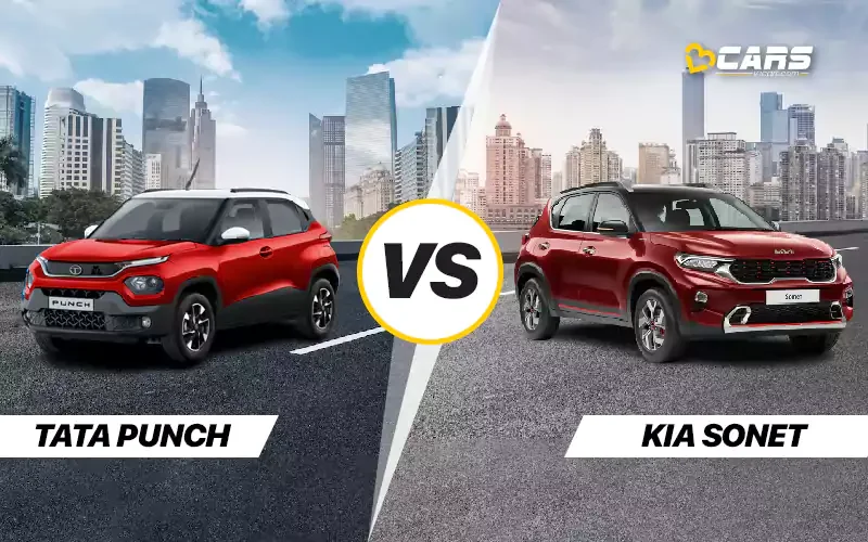 Tata Punch Vs Kia Sonet