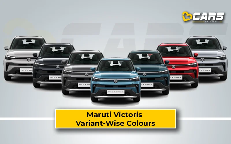 2025 Maruti Victoris – All Exterior Colour Options (Variant-wise)