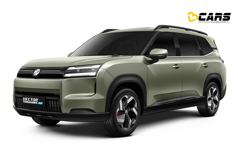 MG Hector Tomahawk EV Green Colour