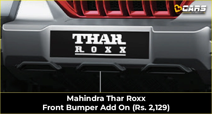 Mahindra Thar Roxx Front Bumper Add On