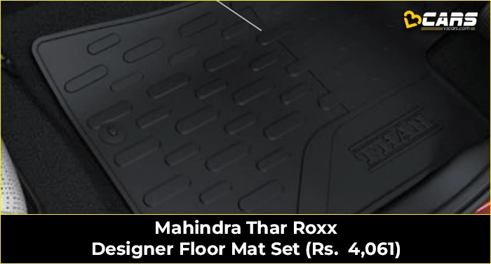 Mahindra Thar Roxx Designer Floor Mat Set