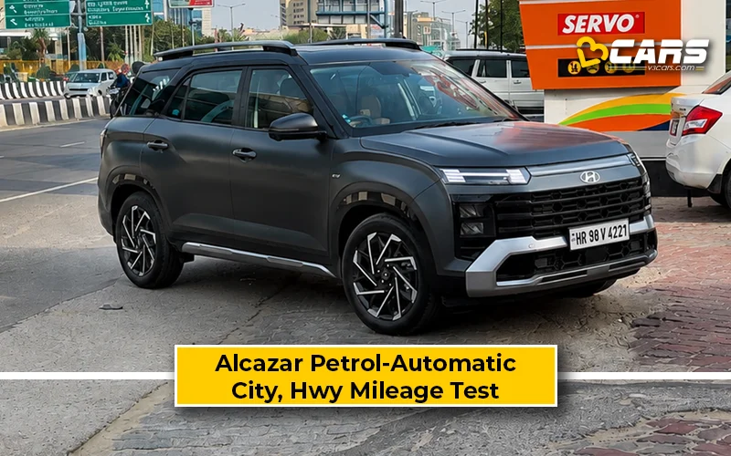 Hyundai Alcazar Turbo Petrol-AT Actual City, Highway Mileage Test
