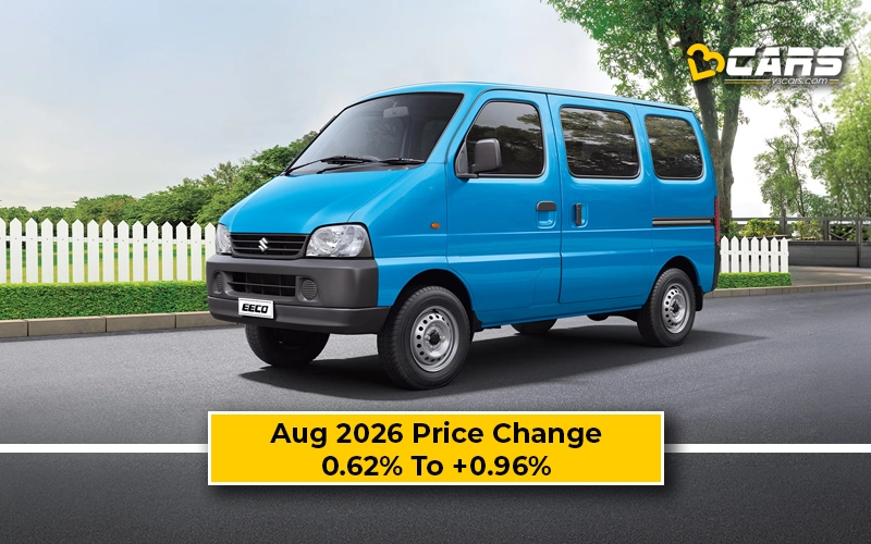 Maruti Suzuki Eeco 2026 Aug Price Change — Hiked Up To 5k