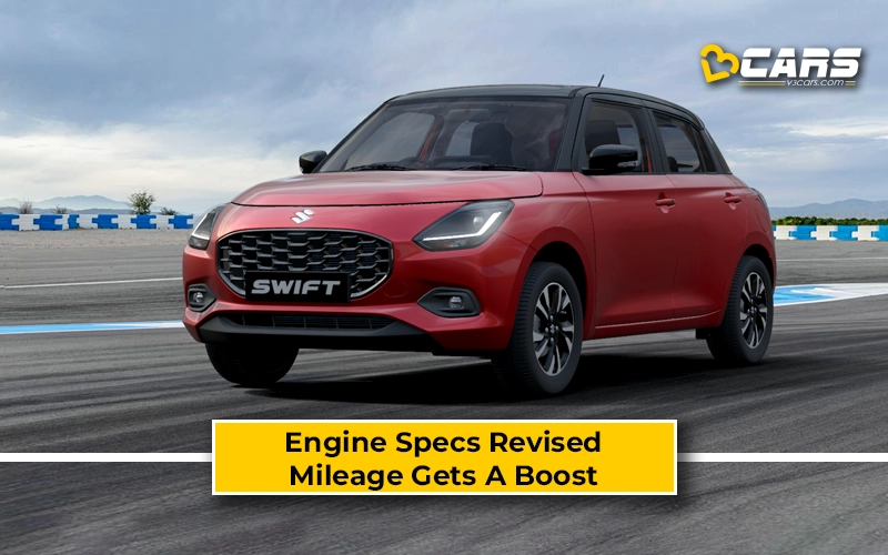 2026 Maruti Suzuki Swift Mileage Goes Up; Engine Specs Revised