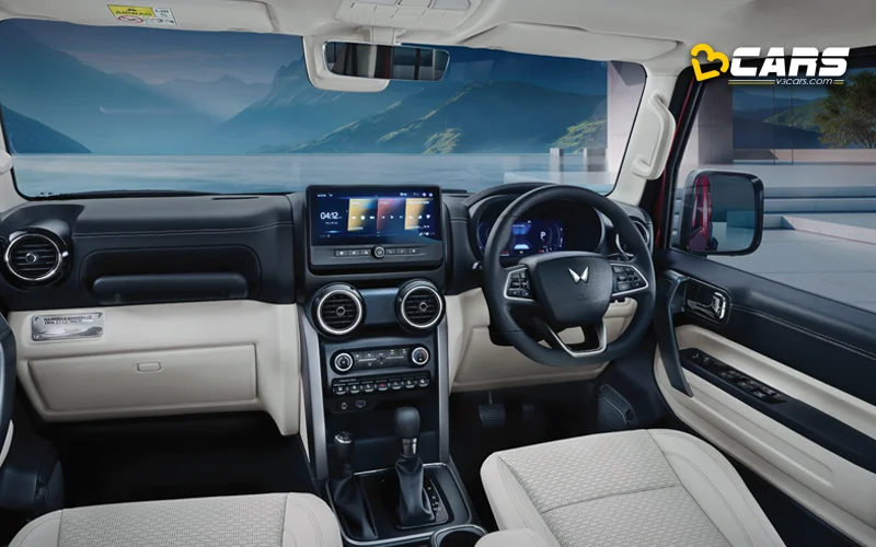 460626mahindra thar roxx interior