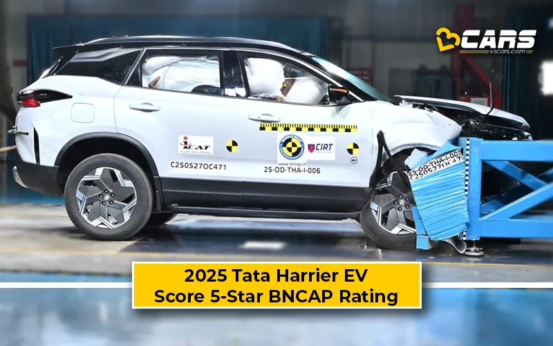 2025 Tata Harrier EV Achieves 5-Star Bharat NCAP Rating